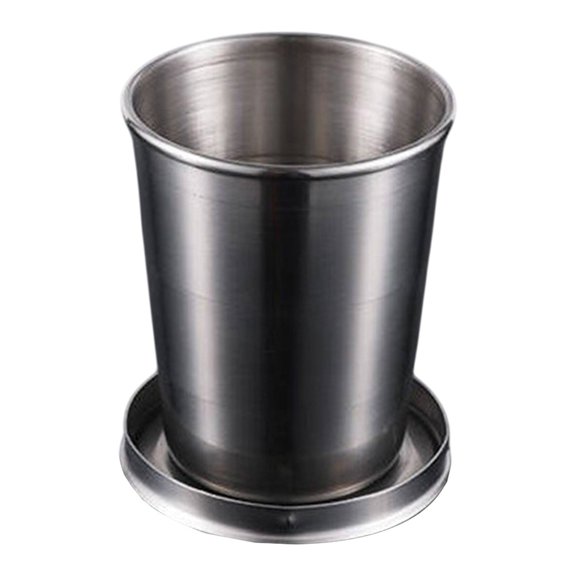 Stainless Steel Folding Cup Camping Cookware Retractable Cup Camping Utensils