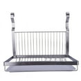 thumbnail image 1 of Stainless Steel Folding Hanging Dish Rack Draining Bowl Rack Plates, 1 of 6
