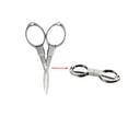 thumbnail image 1 of Stainless Steel Folding Scissors – Portable Pocket Travel Scissors for Sewing, Crafting, Camping & Multi-Purpose Use with Keychain Attachment, 1 of 5