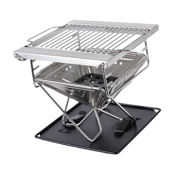 Stainless Steel Folding Stove Suitable for Camping Hiking Large Chamber Minimal Reloadings Easy Cleanups Wind Proof