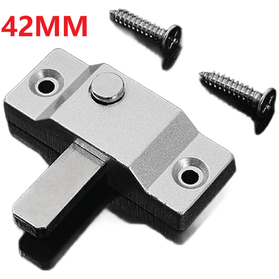 Stainless Steel Folding Window Latch Lock Security Lock for Sliding Doors Glass