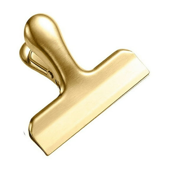 Stainless Steel Food Bag Clips, Airtight Sealing Clips for Snacks, Coffee, Chips, and Flour, Reusable Kitchen Storage to Keep Food Fresh