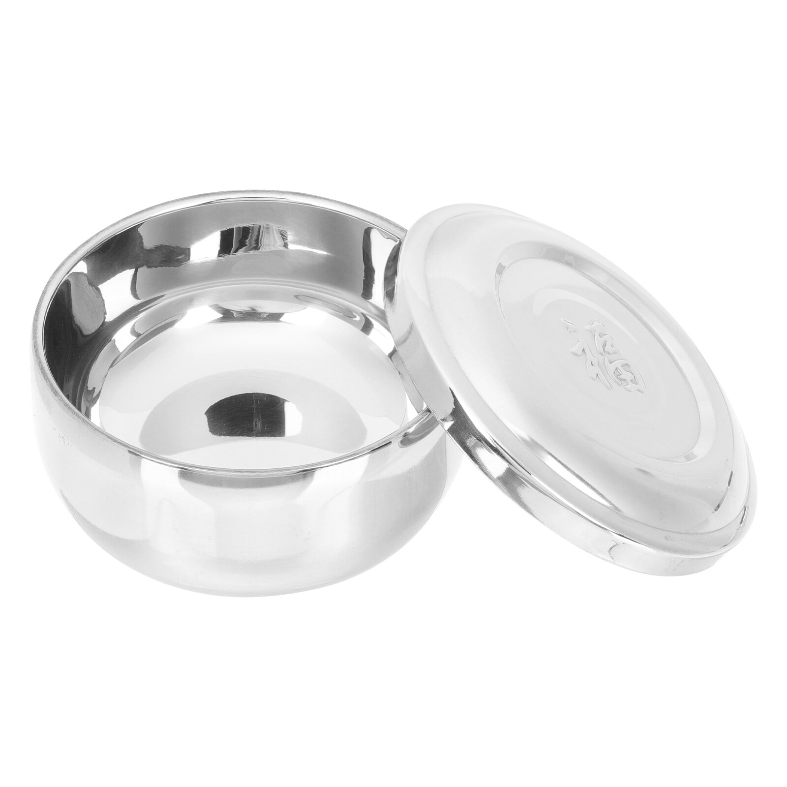 Stainless Steel Food Bowl Doublelayer Rice Bowl Practical Food Serving