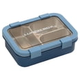 thumbnail image 1 of Stainless Steel Food Box, Aetherz Reusable 3 Compartment Lunch Box Container with Lids Divided Food Storage Containers for Work, Picnic, Home, Travel (720Ml), 1 of 4