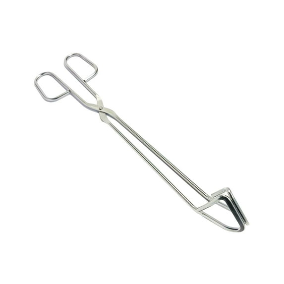 Stainless Steel Food Clip Durable Bread Tongs for Camping Backpacking Hiking 30cm