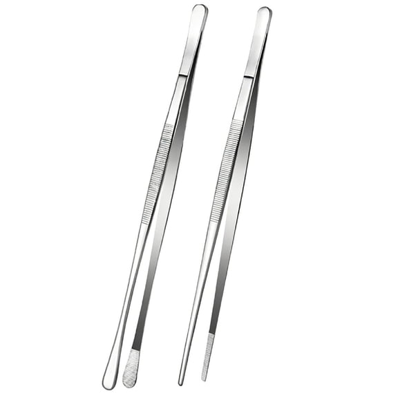 Stainless Steel Food Clip Kitchen Cooking Tool Heat Resistant Non for Grill Oven Baking