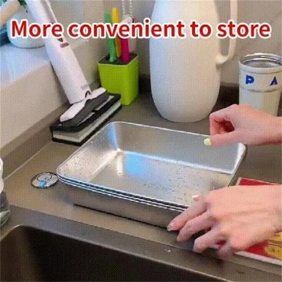 Stainless Steel Food Preservation Container Airtight Sealing Box Durable Reusable for Vegetables Fruits Leftovers Kitchen Household Outdoor Storage