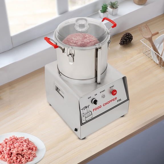 Stainless Steel Food Processor, Commercial Food Processor, Electric Food Chopping Machine For Restaurants, Cafeterias, Food Processing Plants