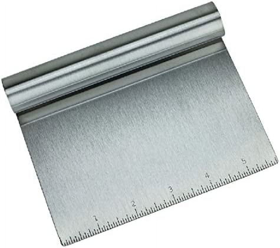 Stainless Steel Food Scraper and Chopper Large Griddle Spatula Kitchen ...