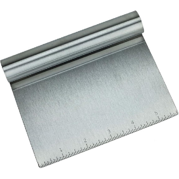 Stainless Steel Food Scraper and Chopper Large Griddle Spatula Kitchen Tool Gadget by