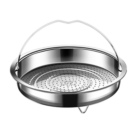 Stainless Steel Food Steamer Basket with Handle Cooker Steaming Grid Drainer
