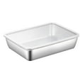thumbnail image 1 of Stainless Steel Food Storage Box Set - Airtight Kitchen Containers for Fruits, Vegetables & Meal Prep | 2 Sizes (20x25cm & 10.5x13.5cm) | With & Without Lids | Odor-Proof & Stackable, 1 of 2