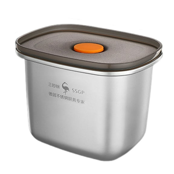 Stainless Steel Food Storage Container Set Vacuum Food Box Portable Leak-proof Food Storage Containers Camping Food Container
