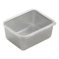 thumbnail image 1 of Stainless Steel Food Storage Container with Lid, Large Capacity Rectangular Kitchen Box for Mixing, Marinating, Baking, and Camping, 1 of 2