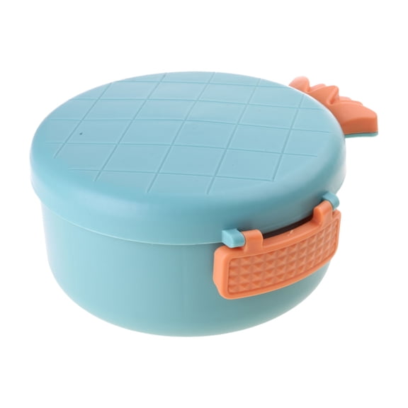 Stainless Steel Food Storage Container with Lid Snack Bowl Round Bento Lunch Box Cute Bowls for Soup Snacks