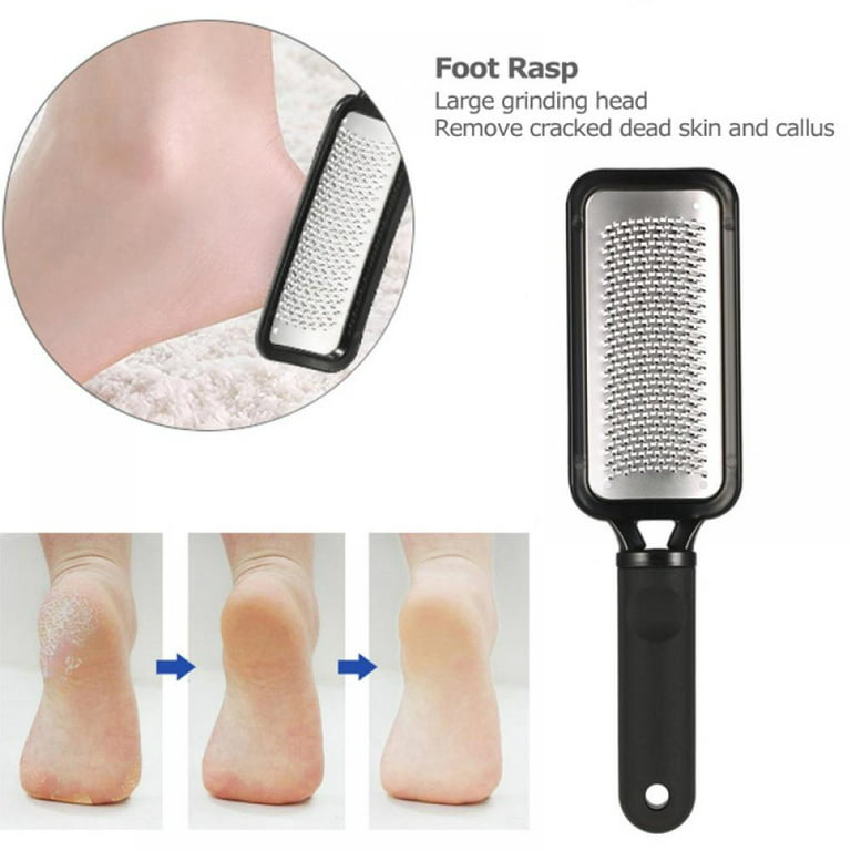 Pedicure Foot File Rasp Callus Stainless Steel Hard Dead Removal Foot  Scraper