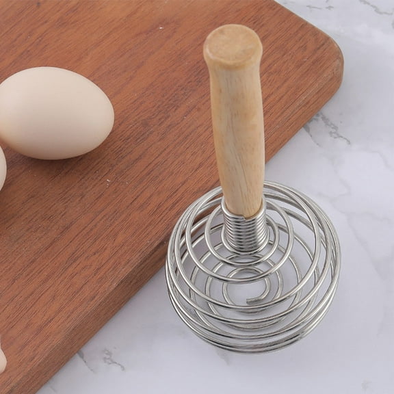 Stainless Steel For Egg Beater Hand Manual Cream Mixer Kitchen Spring Coil Whisk YIWEI