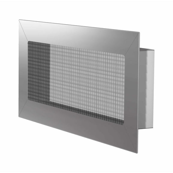 Stainless Steel Foundation - Basement Vent Vent Size: 14" W x 5" H, Mount Type: Flush