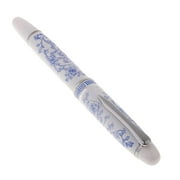Stainless Steel Fountain Pen. Handcrafted Refillable Ink Pen Set with Fine Nib, Friendly - Perfect for Calligraphy, Writing A