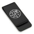 thumbnail image 1 of Stainless Steel Four Horsemen of the Apocalypse Classic Slim Money Clip Credit Card Holder, 1 of 2