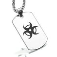 thumbnail image 1 of Stainless Steel Four Horsemen of the Apocalypse (Pestilence) Dog Tag Pendant Necklace, 1 of 3