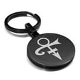 thumbnail image 1 of Stainless Steel Four Horsemen of the Apocalypse (War) Round Medallion Keychain Circle Ring, 1 of 2
