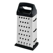 Stainless Steel Four-Sided Grater - Multi-Functional Four-in-One Shredder for Cheese, Vegetables & Cheese, Kitchen Shredding & Cutting Tool, Black, 3.93*2.95*8.07in