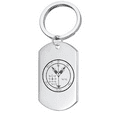 thumbnail image 1 of Stainless Steel Fourth Pentacle of Jupiter Protection Keychain King Solomon's Jupiter of Wealth Talisman Keyring Solomonic Seal Key Tag Accessory Gifts for Birthday Christmas Anniversary, Silver, 1 of 5