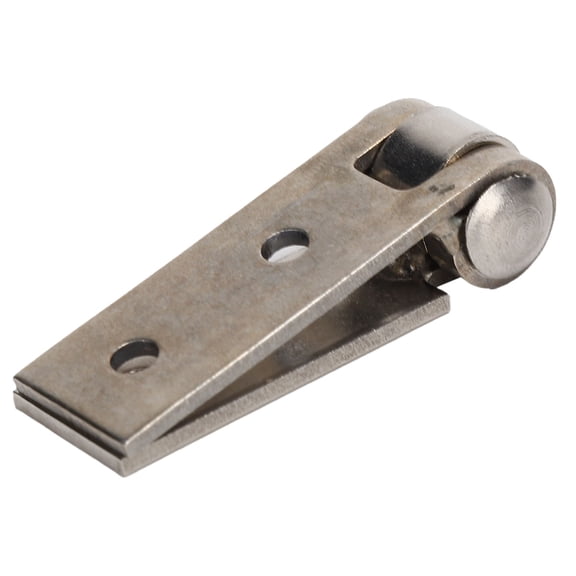 Stainless Steel Frameless Folding Window Hinge with 4 Screws, 3.4 x 0.9 Inch Furniture Hardware