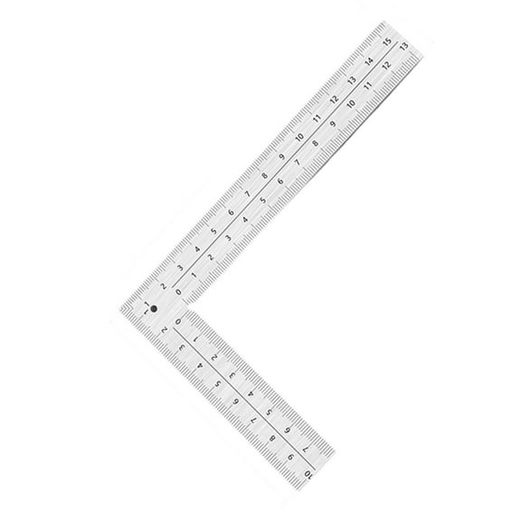 Stainless Steel Framing Square L Shape Square Ruler Metal Square for Woodworking Measuring Furniture Making Metalwork