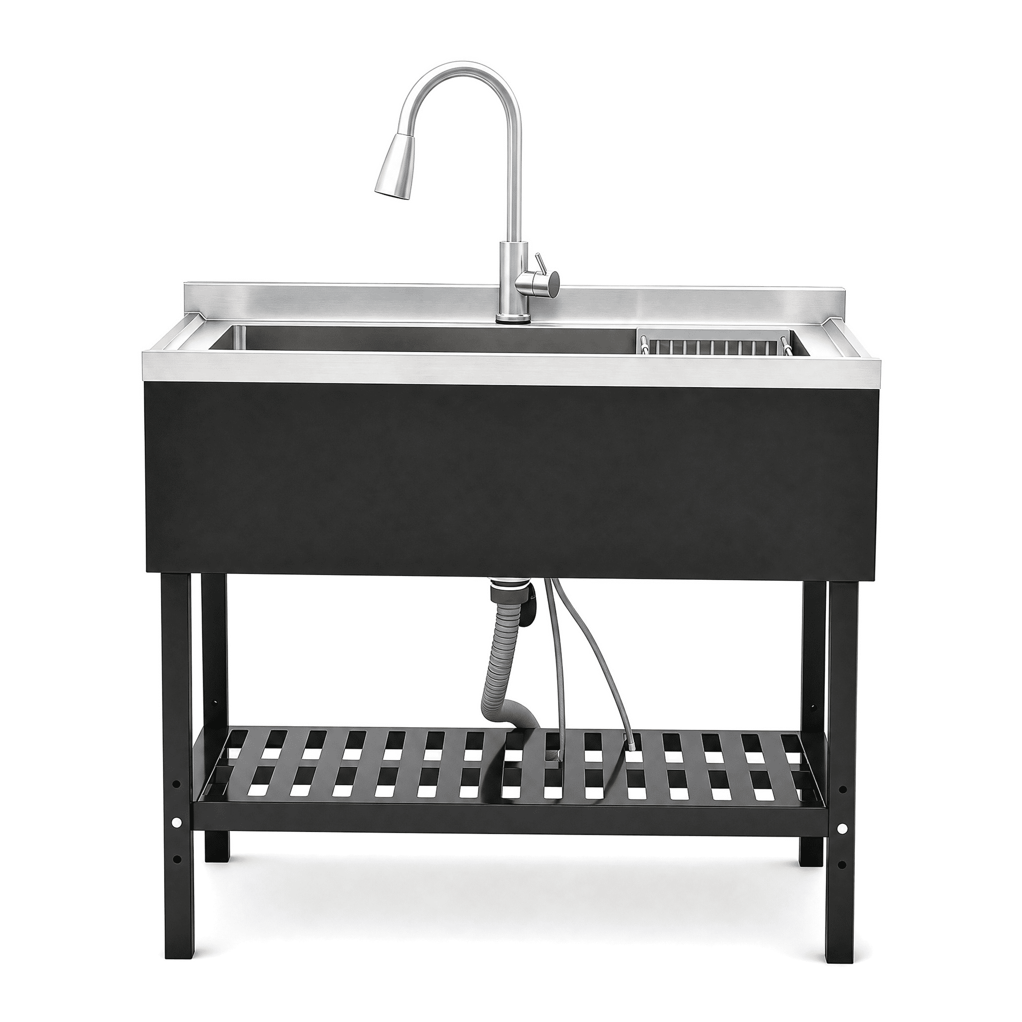 Stainless Steel Freestanding Utility Sink