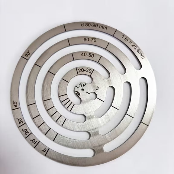 Stainless Steel French Curve Ruler Set Circle & Curve Templates for Drawing, Drafting, Architecture & Art Design