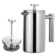 Stainless Steel French Press Coffee Maker - Double Wall Insulated Coffee Pot Available in 350ml/800ml/1000ml Sizes