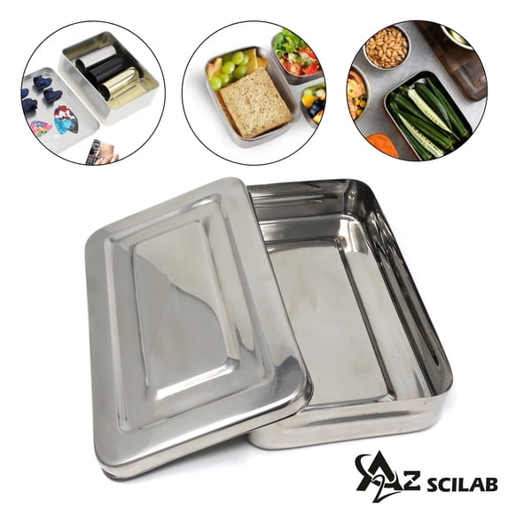 Stainless Steel Fresh-Keeping Box Storage Box with Lid Food Storage Box ...