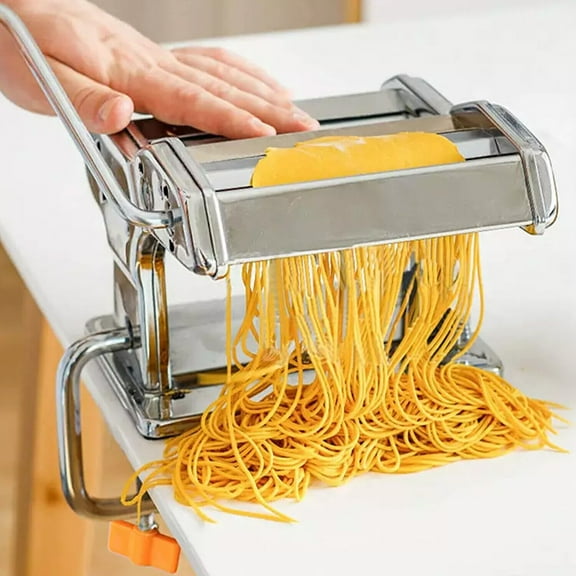 Stainless Steel Fresh Pasta Maker Roller Machine for Spaghetti Noodle Fettuccine