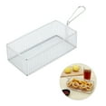 thumbnail image 1 of Snack Basket Stainless Steel Fried Basket Footed Base Fry Basket Deep Fryer Basket Aor Fryer Filter Screen Basket, 1 of 5