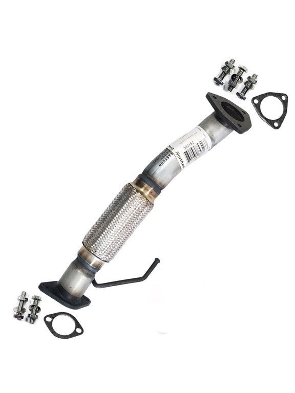 Front Flex Pipe Fits 2005-2006 & 2008 Mazda Tribute, 2005-2008 Ford Escape & 2005-2007 Mercury Mariner 2.3L - Direct Fit | Stainless Steel
