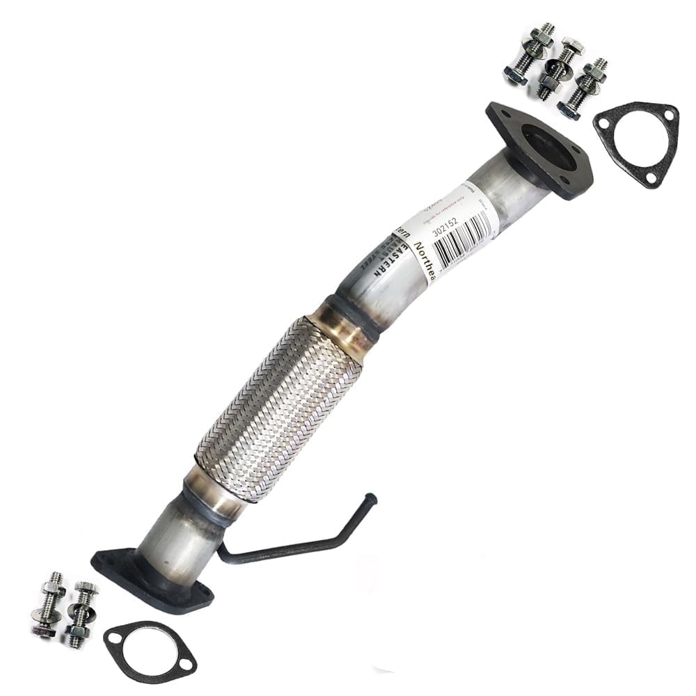 Stainless Steel Exhaust Front Flex Pipe Fits 2005-2006 & 2008 Tribute | 2005-2008 Escape | 2005-2007 Mariner 2.3L -  Direct Fit
