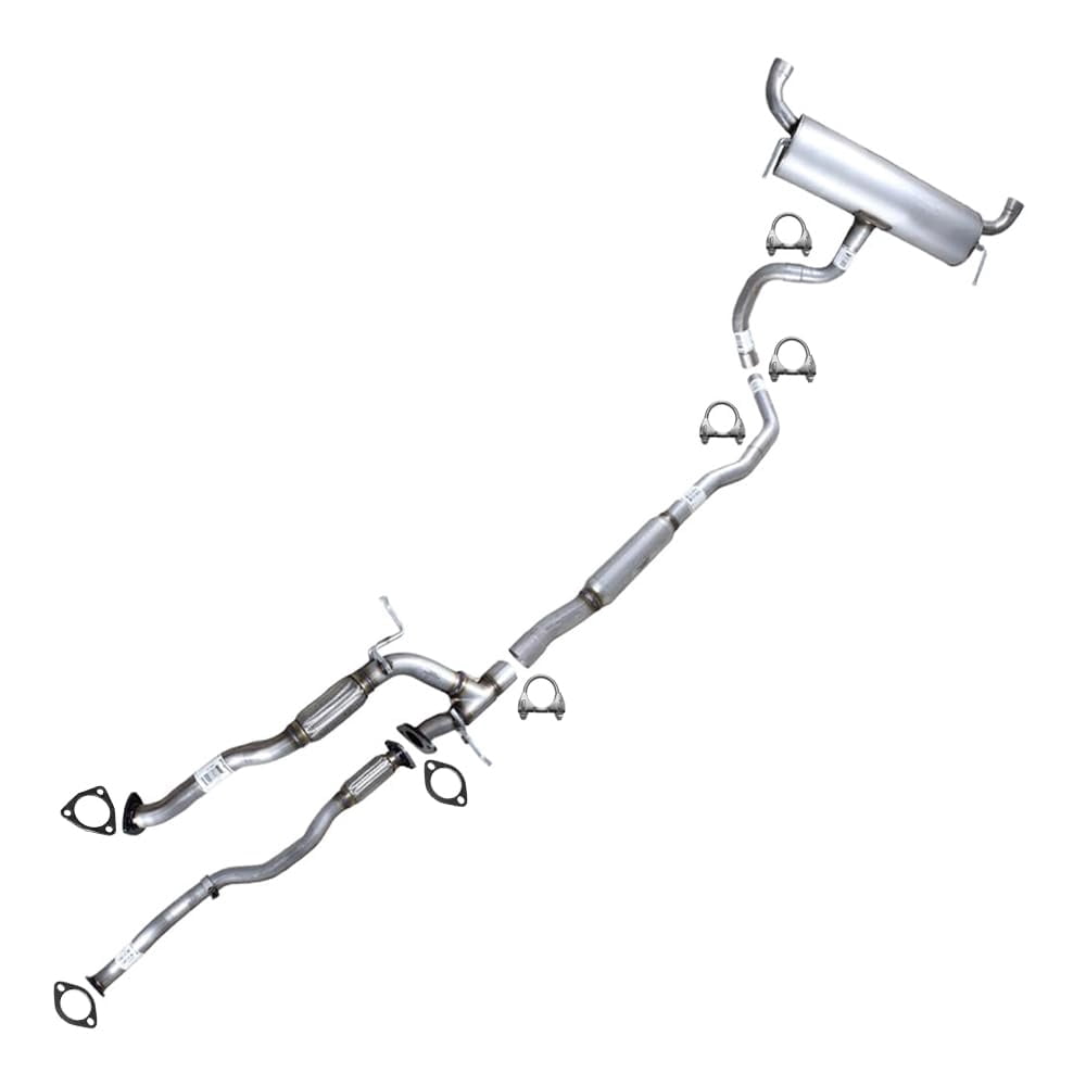 Northeastern Exhaust Front Pipe, Front Y-Pipe, Resonator & Muffler Kit Fits 2016-2018 Jeep Cherokee 3.2L - Direct Fit | Stainless Steel System | Includes Clamps & Gaskets