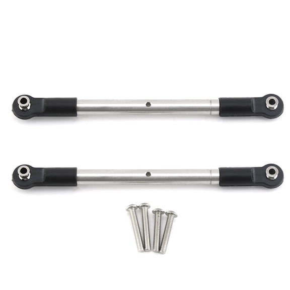 Stainless Steel Front Steering Adjustable Tie Rod for TRAXXAS 1/10 MAXX Performance Enhancement Spare