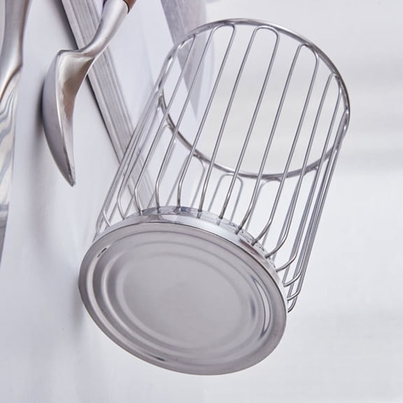 Stainless Steel Fruit Basket Citrus Wire Mesh Basket Home Storage Decor Circular YIWEI