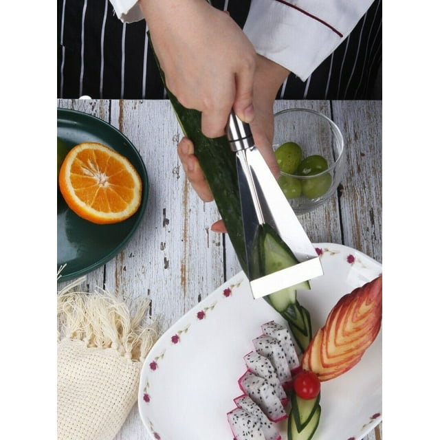 Stainless Steel Fruit Carving Knife Triangular Shape Vegetable Knife
