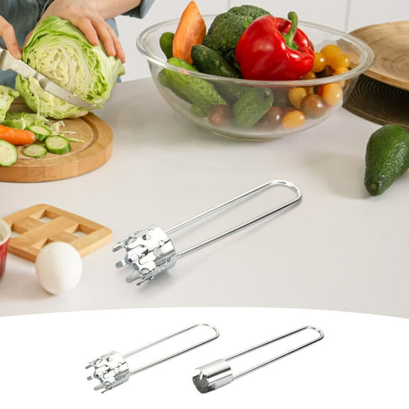 Stainless Steel Fruit Core Extractor Tool | Heavy Duty Apple, Pear, Pepper Corer | Serrated Edges, Ergonomic Handle | Dishwasher Safe, Compact Kitchen Gadget | Effortless Fruit Prep
