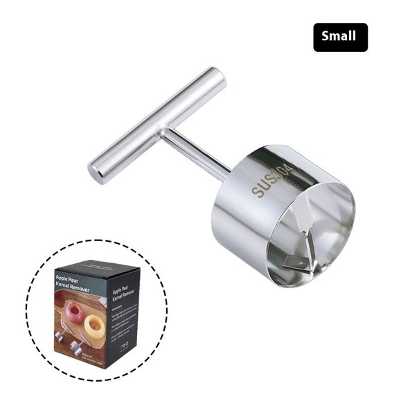 Stainless Steel Fruit Corer Remover Sharp Core Removal Tools for Pears Apples Cupcakes Baking Kitchen Use