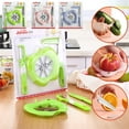 thumbnail image 1 of Stainless Steel Fruit Cutting and Peeling Tool Set | Multifunctional Kitchen Gadget | Fruit Skiving Machine | 3-Piece Set | Heavy-Duty Durable Blades | Easy Core Remover, 1 of 4