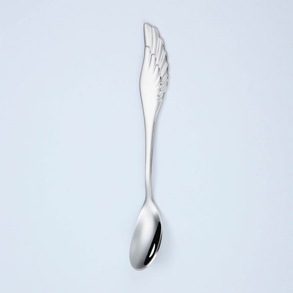 Stainless Steel Fruit Fork and Dessert Coffee Spoon Set, Pedestal Dinner Fork and Appetizer Picks, Elegant Flatware for Charcuterie Board and Home Restaurant Use