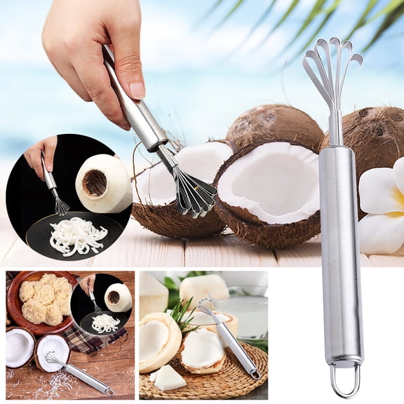 Stainless Steel Fruit Grater & Scale Scraper | Multi-Purpose Kitchen Tool, 19x3.5cm, Easy-Peel Design, Removes Flesh & Fish Scales, Lightweight 42g, Versatile for Food Prep