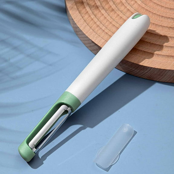 Stainless Steel Fruit Knife Set, Kitchen Household Melon Peeler Featuring Portable Design for Boys Supplemental Food Preparation, Easy to Clean and Durable Cutting Utensil Blahzhy | White