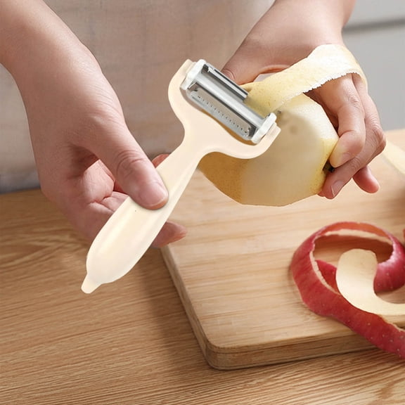 Stainless Steel Fruit Peelers,Ergonomic Non Slip Handheld Peeling Tool,Multi Functional Kitchen Prep Tool,for Cucumber,Carrot,Potato,Apple,Snow pear,Gourd and Melon