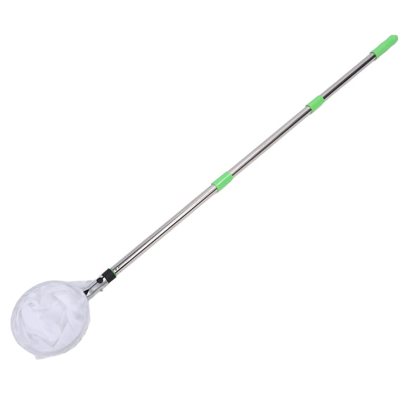 Stainless Steel Fruit Picker Tool with Length Adjustable Pole Connection & Storage Bag Fruits Catcher Grabber for Harvesting Fresh Oranges Apples Peaches Pears Lemons, 41 inches / 104.1 cm